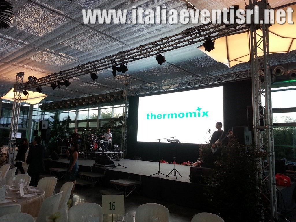 evento thermomix spanish ledwall strutture audio e luci